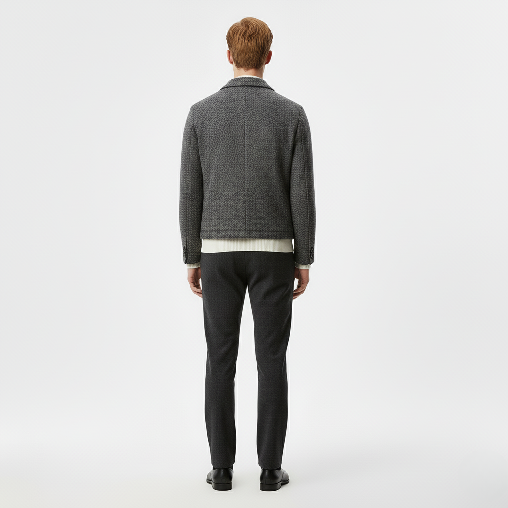 Men's Tailored Textured Jacket