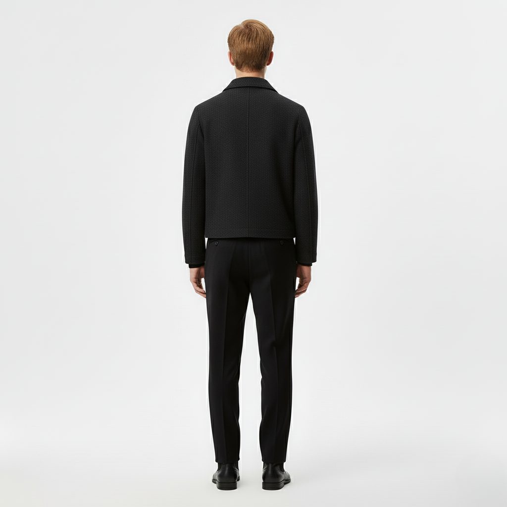 Men's Minimal Textured Jacket