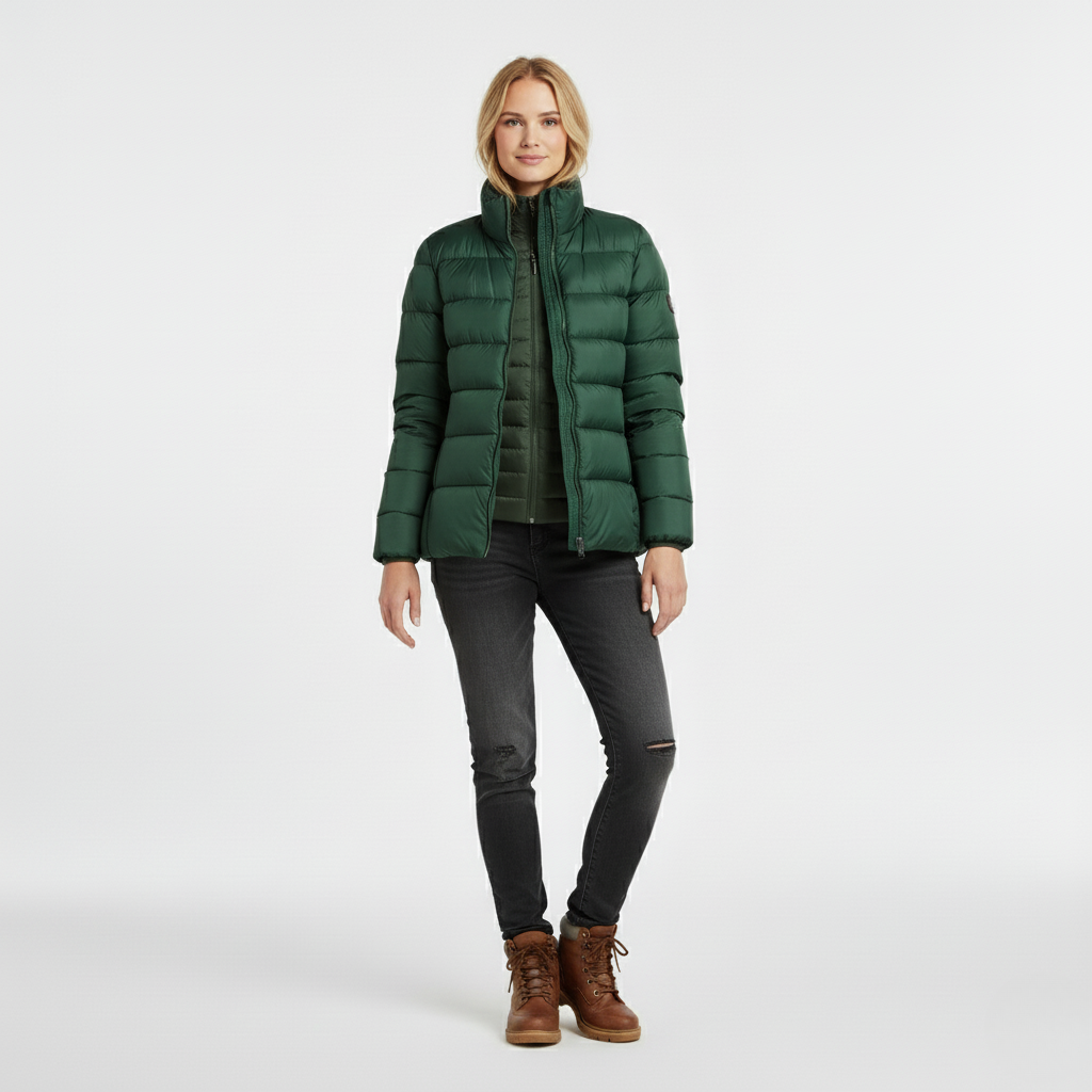 Women's Lightweight Short Puffer Jacket