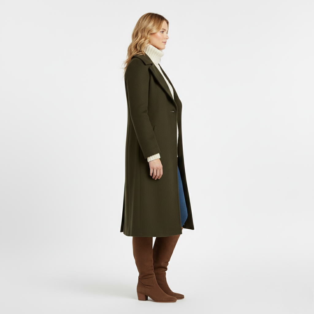 Women's Long Structured Coat