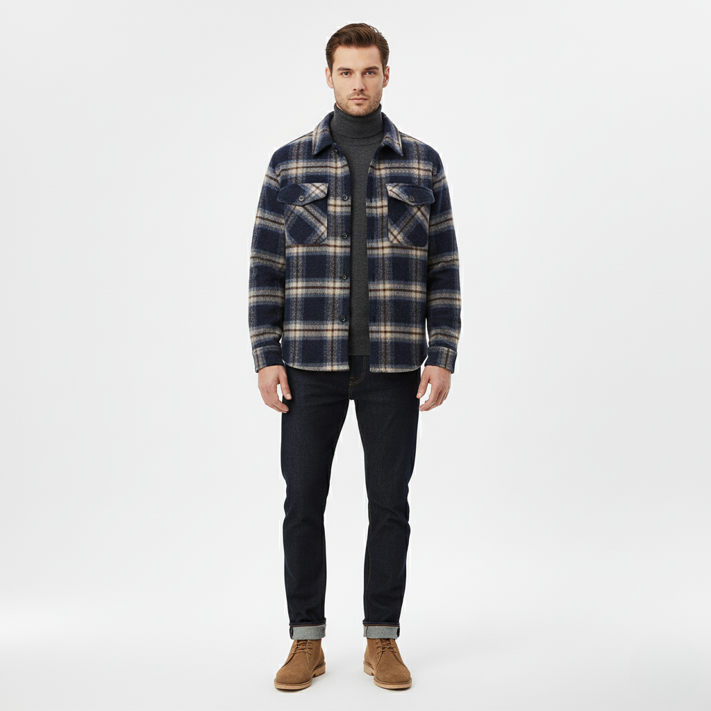Men's Everyday Plaid Overshirt