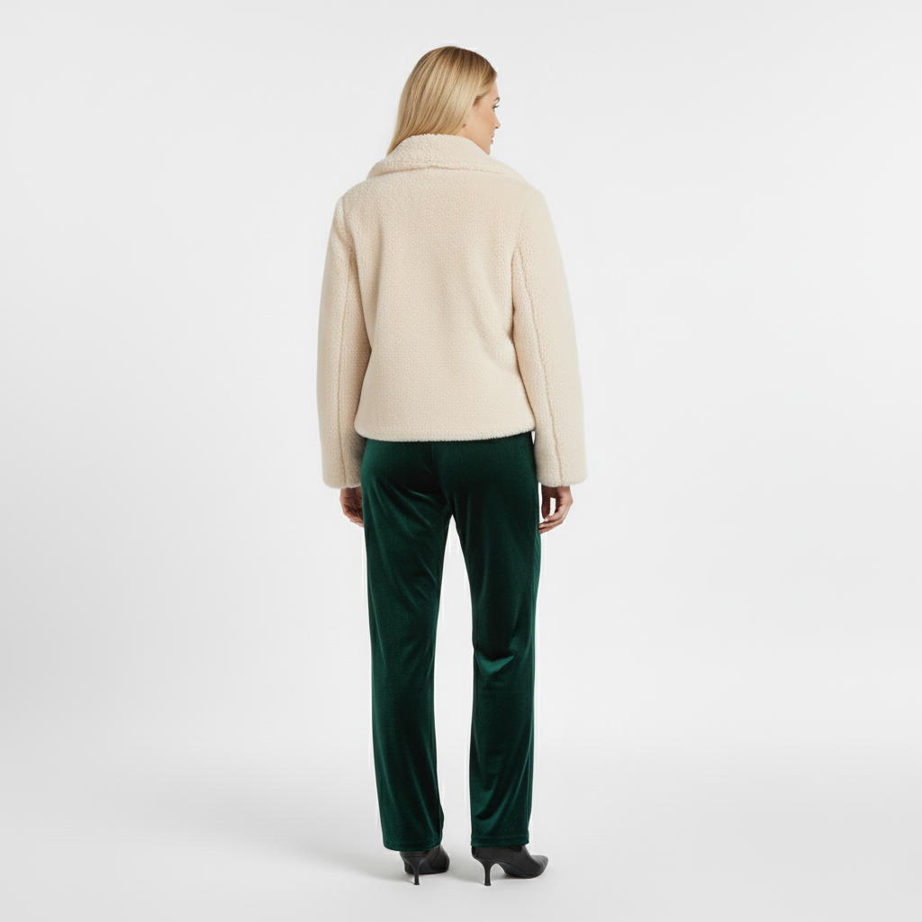 Women's Textured Faux-Fur Jacket