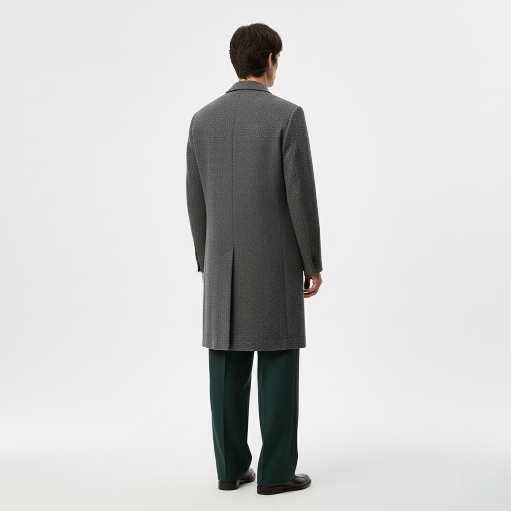 Men's Tailored Wool Overcoat