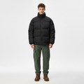 Men's High-Collar Zip Puffer Jacket
