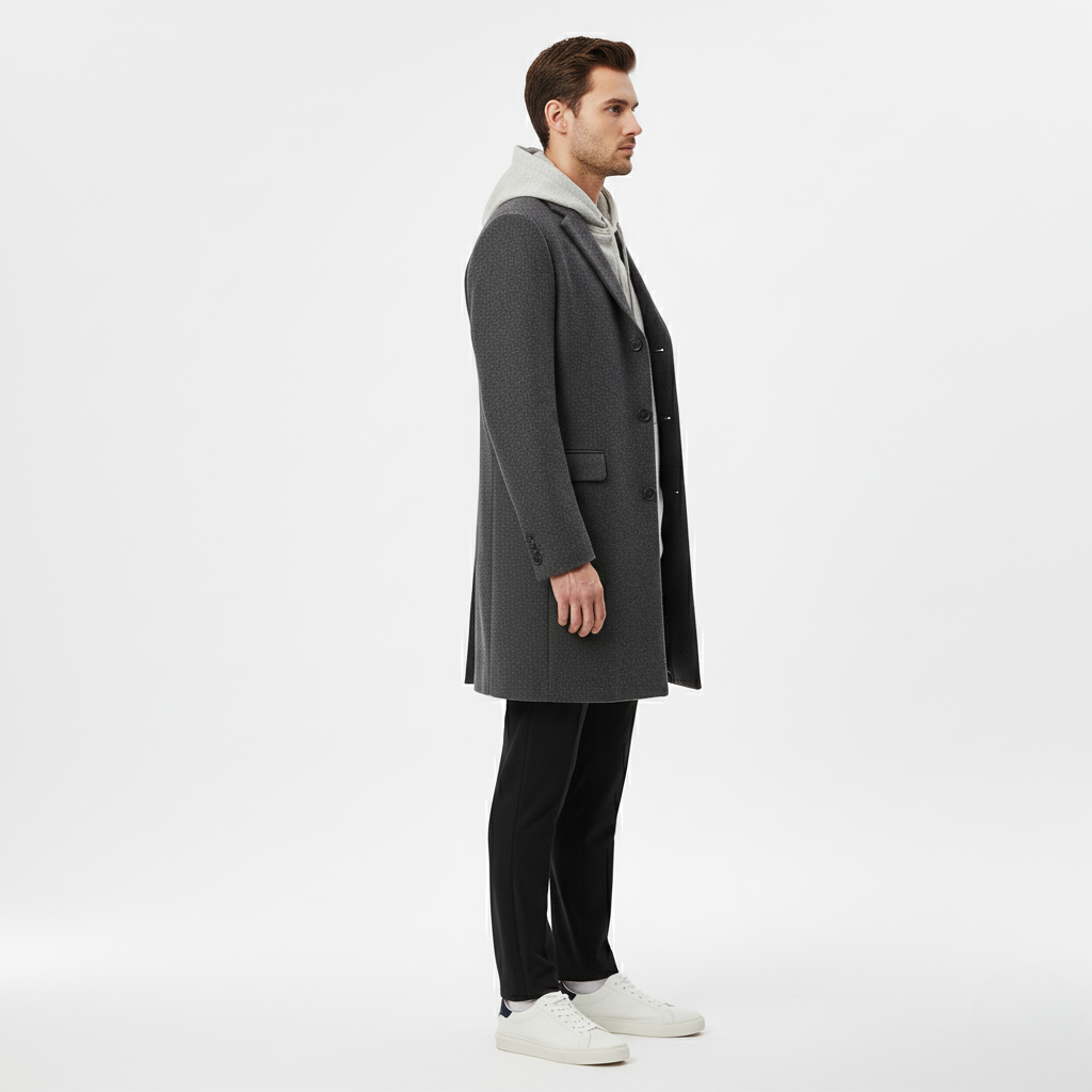 Men's Structured Everyday Overcoat