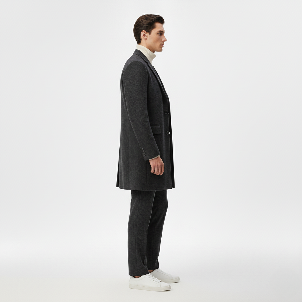 Men's Structured Tailored Coat